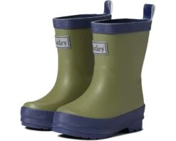 Hatley Kids Forest Green Matte Rain Boots (Toddler/Little Kid/Big Kid)