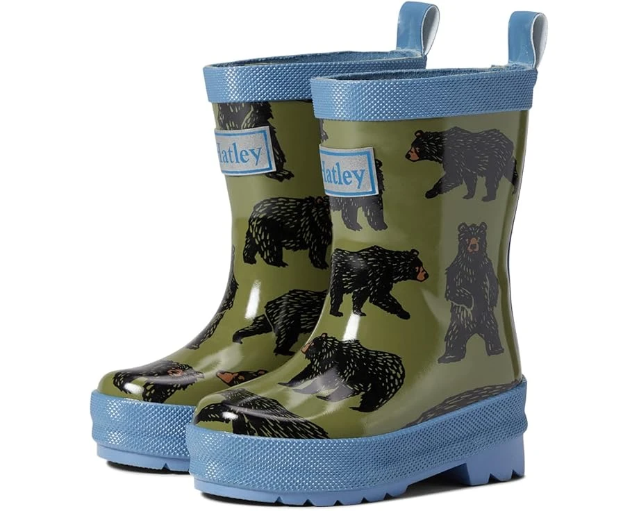 Hatley Kids Wild Bears Shiny Rain Boots (Toddler/Little Kid/Big Kid) Hatley Kids Wild Bears Shiny Rain Boots (Toddler/Little Kid/Big Kid) -Children's Boots Store 71Lc0AQrpkL. AC SR920736