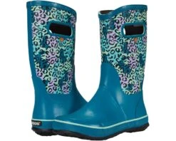 Bogs Kids Rain Boots Leopard (Toddler/Little Kid/Big Kid)