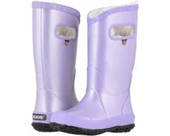 Bogs Kids Rain Boots Metallic Plush (Toddler/Little Kid/Big Kid)